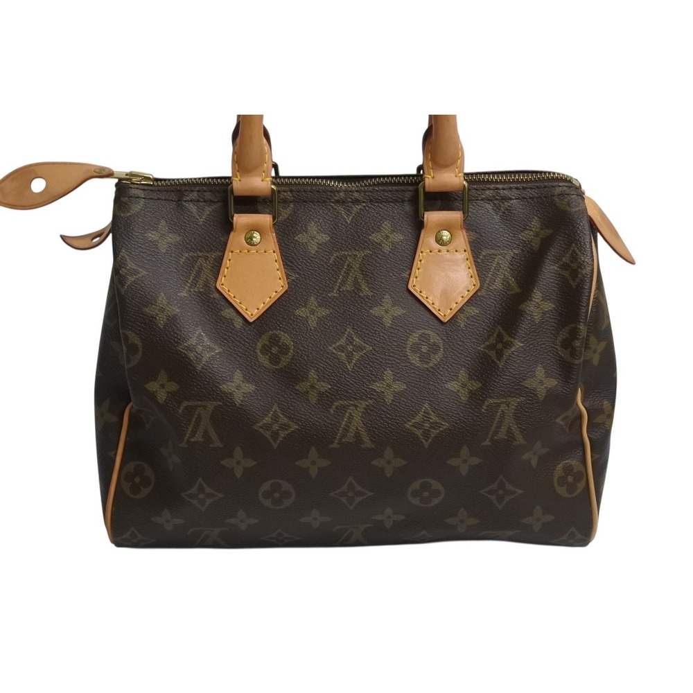 LOUIS VUITTON Speedy Handbag Monogram Leather Brown - Picture 3 of 9